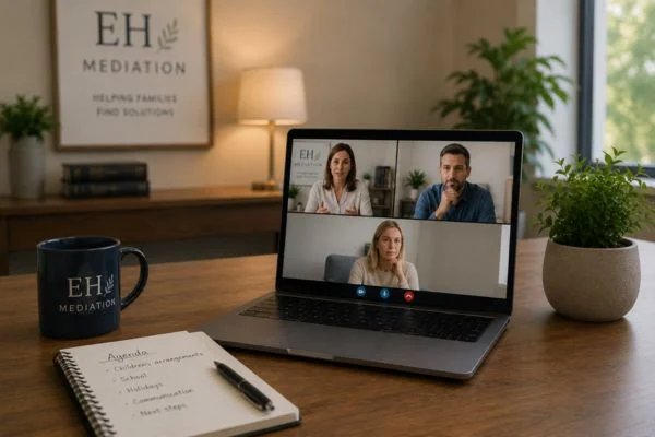 child access mediation Bexhill-on-Sea online meeting.